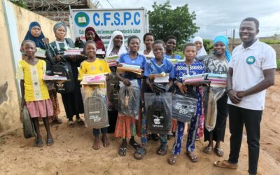 Actualités 6 Tône : Le Club des Femmes des Savanes pour la Promotion de la Culture (CFSPC) facilite la rentrée de 13 élèves réfugiés et déplacés issus des Associations Communautaire d’Epargne et de Crédit (ACEC)